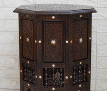 Mashrabiya Lattice End Table — view 7