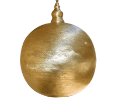 Moroccan globe pendant light
