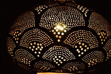 Moroccan outdoor porch chandelier pendant lamp, suspended as a ceiling light to illuminate exterior entryways with boho-inspired charm.