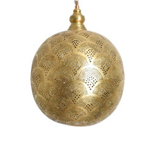 Hanging Bedside Lights – Moroccan Brass Hanging Bedside Lamps, Pendant Light Fixture