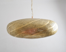 Entryway ceiling fixture with 3 artisan Moroccan lamps