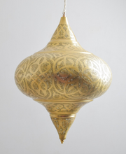 Entryway brass pendant cluster for warm Moroccan style