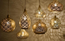 Handmade Moroccan multi pendant chandelier for foyer lighting