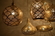 Handmade Moroccan pendant chandelier for grand stairwells