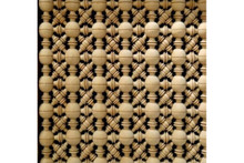 Turned spindle mashrabiya panel in solid wood, turned spindle design