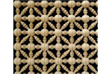 Solid wood turned spindle mashrabiya panel, custom made to order