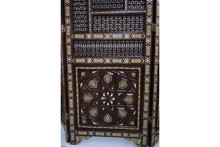 Folding room divider screen handcrafted in solid wood