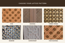 Arched mashrabiya screen — detail of the arched pattern
