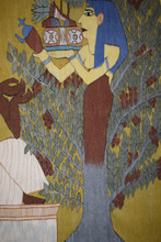 Ancient Egyptian Tree Goddess handwoven tapestry — view 3