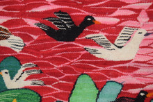 Water Birds among the Leaves handwoven tapestry — view 15