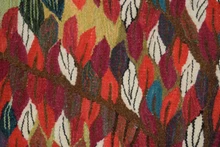 5.2 FT Egyptian Handwoven Wall Hanging - Sunflower & Red Tree Tapestry Kilim