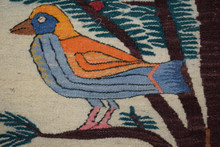 Berry Tree with Five Birds handwoven tapestry — view 8