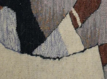 4.0 FT Handwoven Wall Hanging Tapestry Egyptian Kilim Hussein Bicar Art
