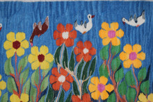 Spring Flowers and Birds handwoven tapestry — view 6
