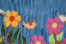 Spring Flowers and Birds handwoven tapestry — view 8