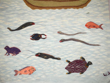 Noah's Ark handwoven tapestry — view 9