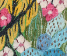 Village Oasis with Pigeon Towers handwoven tapestry — view 12
