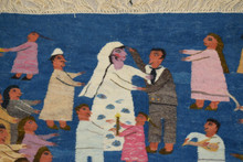 Village Wedding Celebration handwoven tapestry — view 2