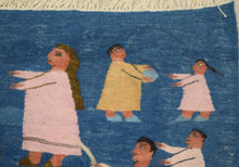 Village Wedding Celebration handwoven tapestry — view 7