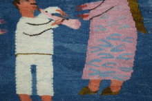 Village Wedding Celebration handwoven tapestry — view 8