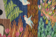 Oasis Village with Date Palms handwoven tapestry — view 12