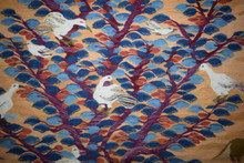 Tree of Birds with Animals at the River handwoven tapestry — view 5