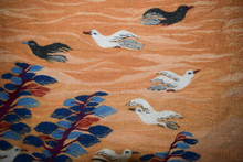 Tree of Birds with Animals at the River handwoven tapestry — view 6