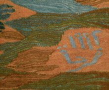 Tree of Birds with Animals at the River handwoven tapestry — view 8
