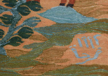 Tree of Birds with Animals at the River handwoven tapestry — view 10