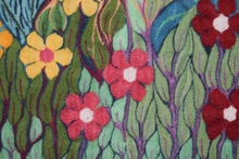 Flower Garden and Birds handwoven tapestry — view 13