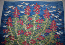 Blossoming Tree and Birds handwoven tapestry — view 2