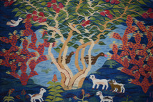Blossoming Tree and Birds handwoven tapestry — view 13