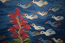 5.3 FT Handwoven Egyptian Kilim Tapestry - Wall Hanging Folk Art