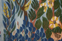 Sunflowers and Geese handwoven tapestry — view 7