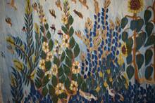 Sunflowers and Geese handwoven tapestry — view 11