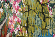 River Garden in Bloom with Geese handwoven tapestry — view 9