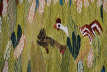 River Garden in Bloom with Geese handwoven tapestry — view 17