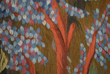 5.2 FT Night Village Wall Hanging Handwoven Egyptian Kilim Tapestry
