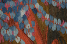 Night Village under the Moon handwoven tapestry — view 15