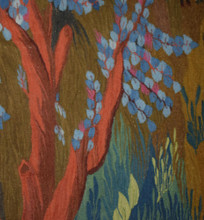 Night Village under the Moon handwoven tapestry — view 19