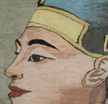 Nefertiti handwoven tapestry — view 11