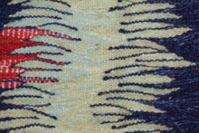4.5 FT Egyptian Folk Art Tapestry - Handwoven Underwater Fish Wall Hanging Rug