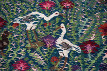 Garden Thicket with Birds handwoven tapestry — view 3