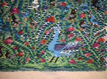 Garden Thicket with Birds handwoven tapestry — view 4