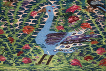 Garden Thicket with Birds handwoven tapestry — view 6