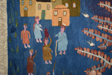 Great Tree over the Village handwoven tapestry — view 11