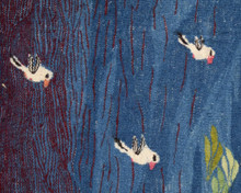Great Tree over the Village handwoven tapestry — view 16