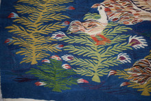 Geese among the Ferns handwoven tapestry — view 4