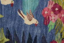 Blossom Tree Garden by the Pond handwoven tapestry — view 11