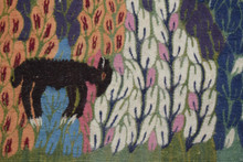 Blossom Plants over the Village handwoven tapestry — view 7